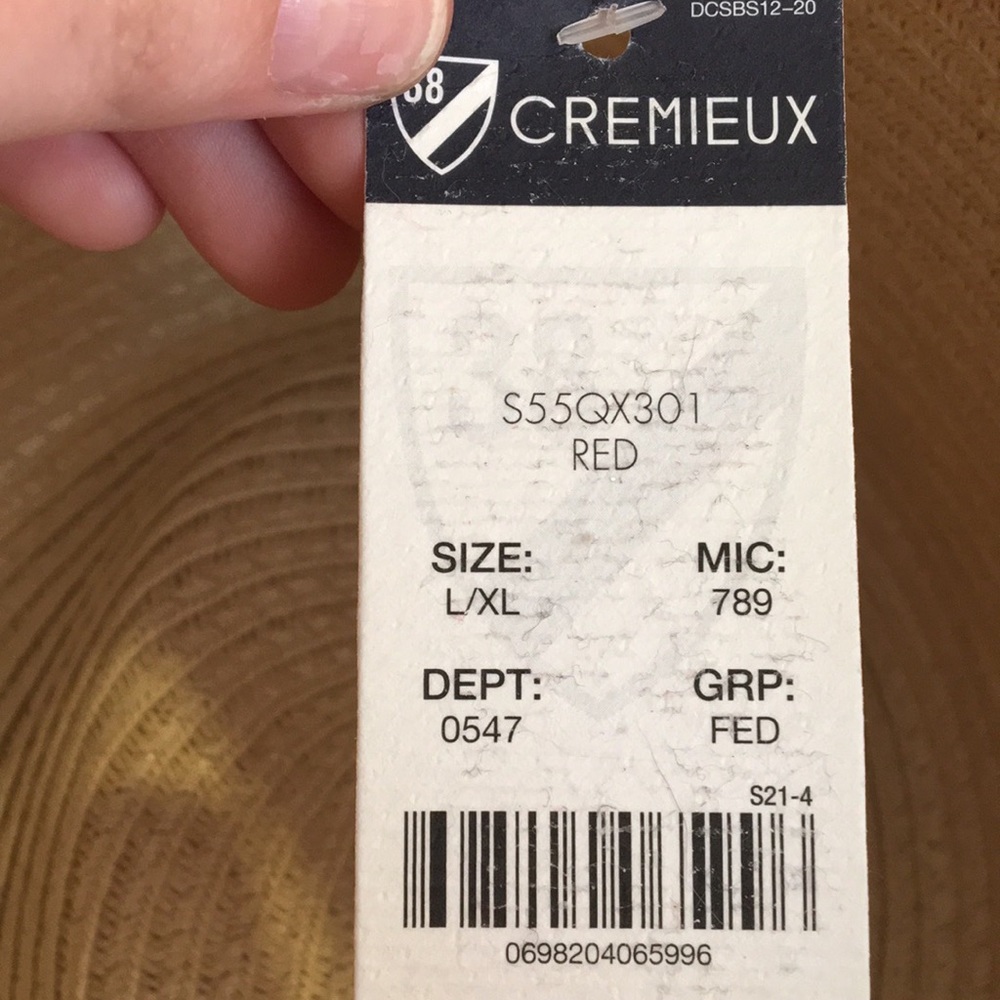 Cremieux unisex woven fedora, NWT, red headband and lining. - Picture 8 of 8